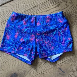 Cute Palm tree workout shorts